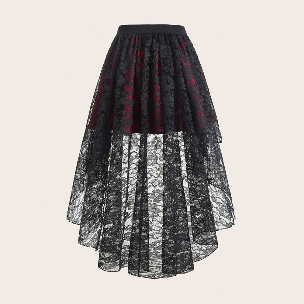 Plus size gótico elegante saia - Women'S Fashion Kilt avaliação e preço