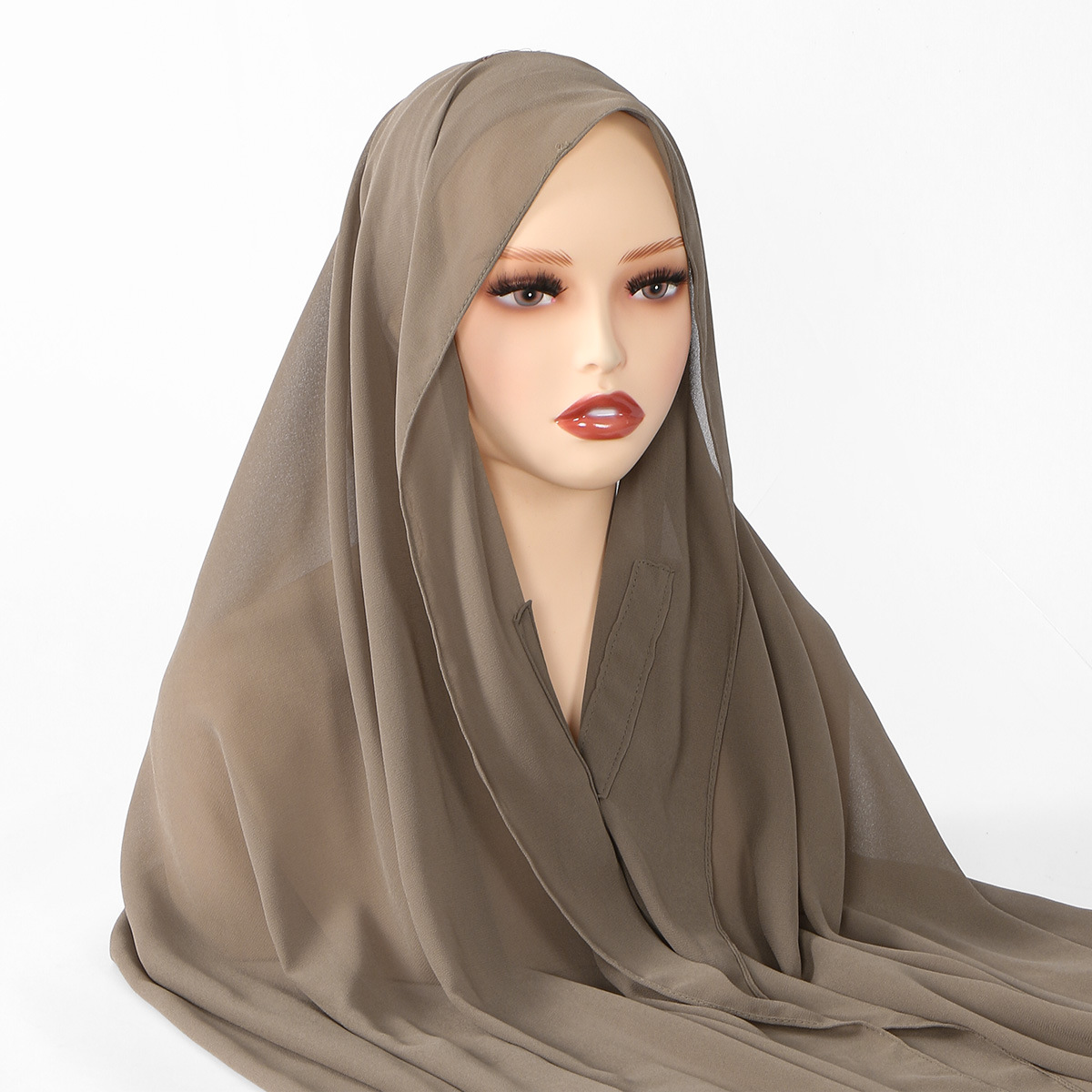 Novo Hijab de Chiffon com Fech - Women Fashion Malaysia avaliação e preço