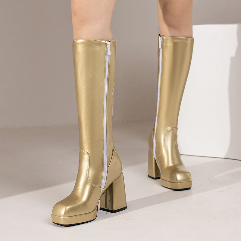 Verde inverno feminino platafo - Winter Fashion Women Boots avaliação e preço