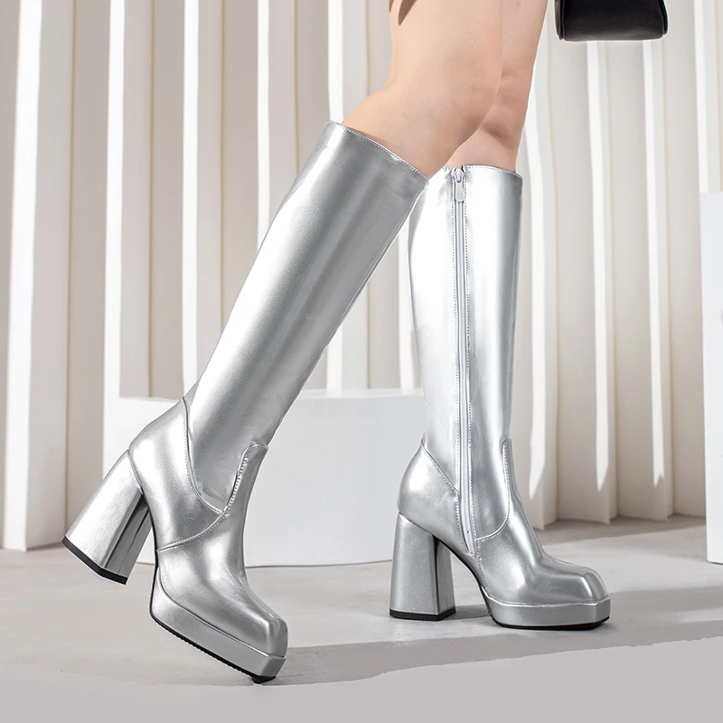 Verde inverno feminino platafo - Winter Fashion Women Boots avaliação e preço