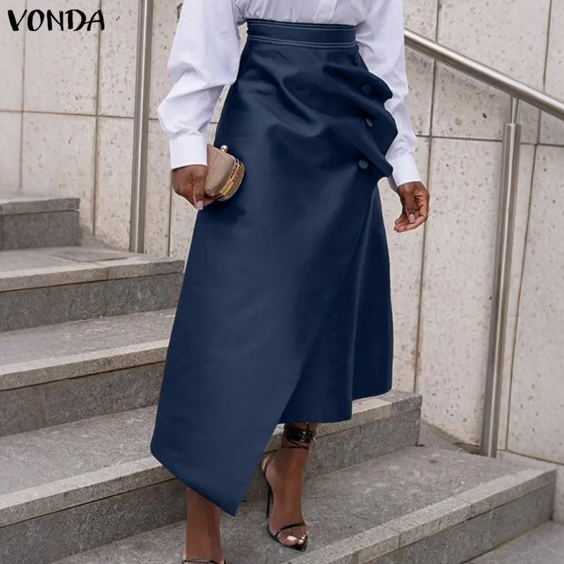 Vonda plus size 5xl elegante f - Women'S Fashion Kilt avaliação e preço