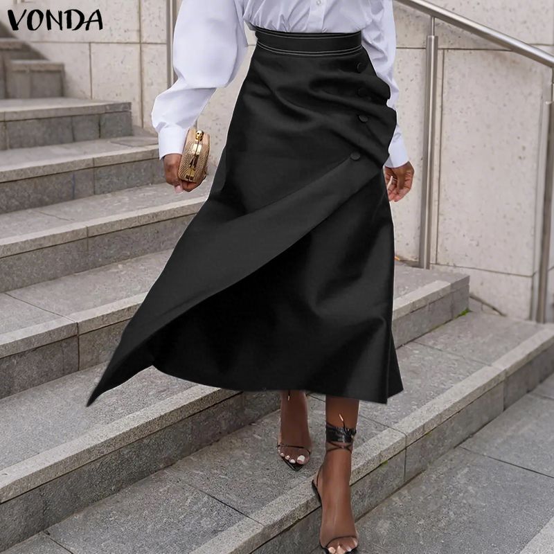 Vonda plus size 5xl elegante f - Women'S Fashion Kilt avaliação e preço