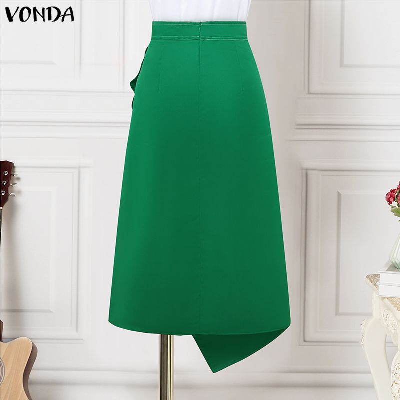 Vonda plus size 5xl elegante f - Women'S Fashion Kilt avaliação e preço