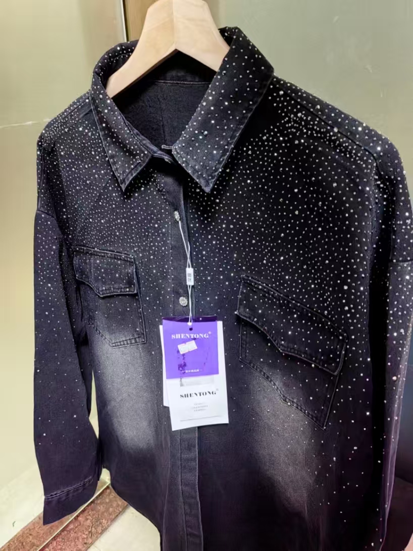 Novo 2025 outono tendência mod - Women Fashion Jeans Top avaliação e preço