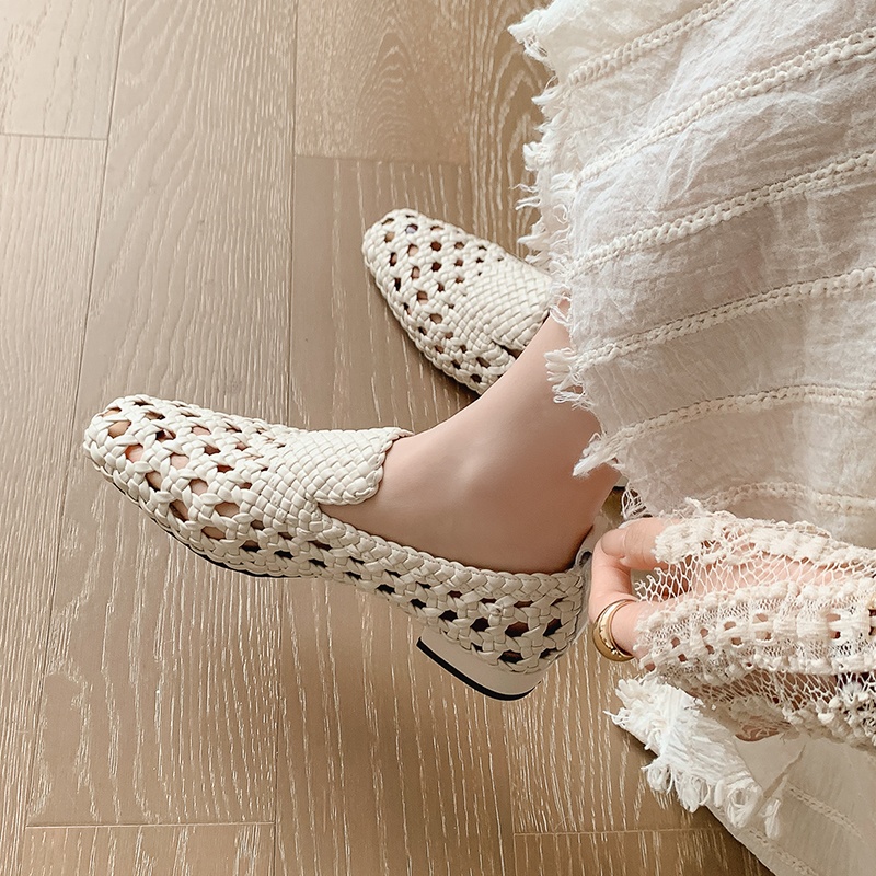Sandálias Femininas de Couro G - Women'S Fashion Loafers avaliação e preço