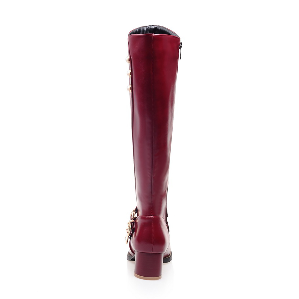 Brand New Moda Vermelho Mulher - Winter Fashion Women Boots avaliação e preço